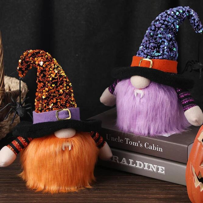 Elevate Your Halloween Decor With A  Halloween Glowing Gnome!