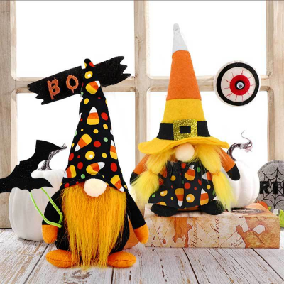 Elevate Your Halloween Decor With A Halloween Candy Core Gnome!